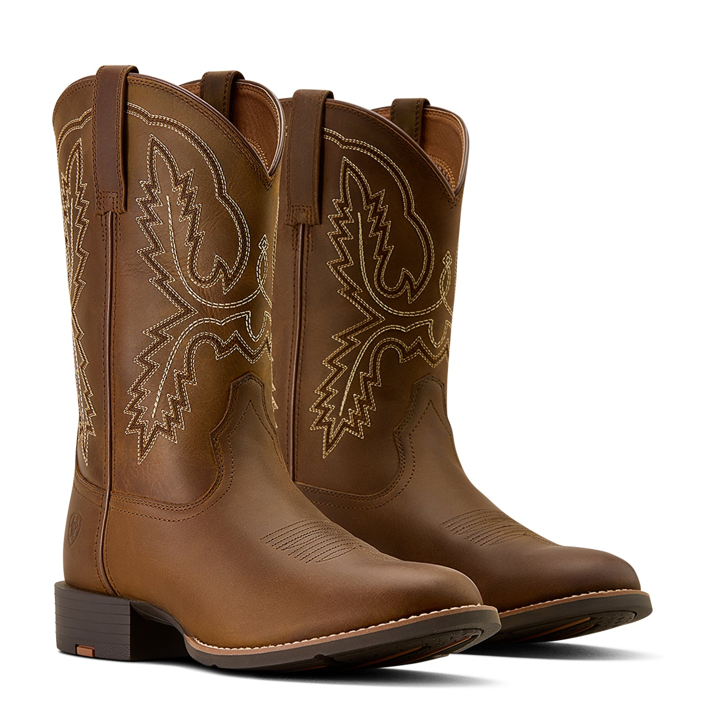 Ariat Men's Sport Stratten Distressed Brown W Toe Western Boot 10074158