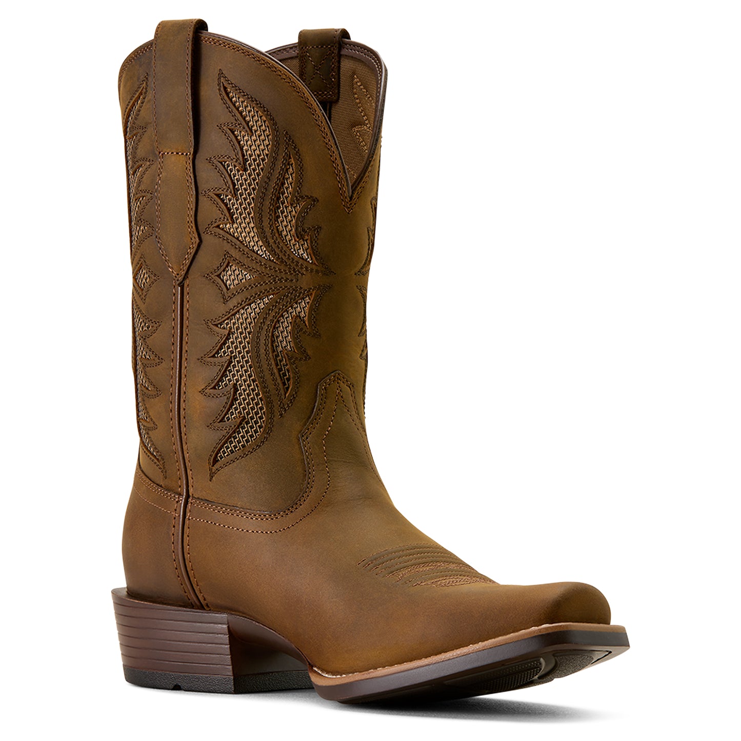 Ariat Men's Clearwater VentTEK™ Distressed Brown Western Boot 10074234