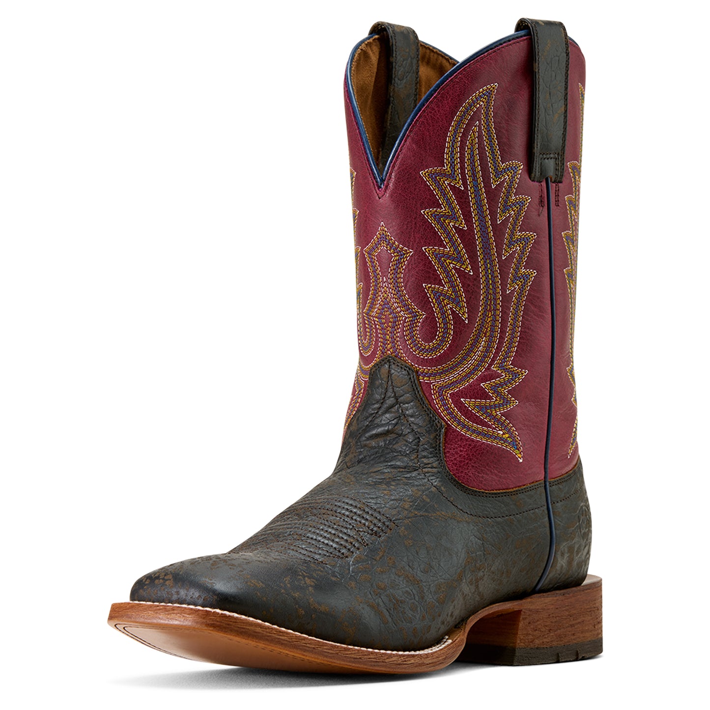 Ariat Men's County Roads Toffee Wide Square Toe Western Boot 10074251