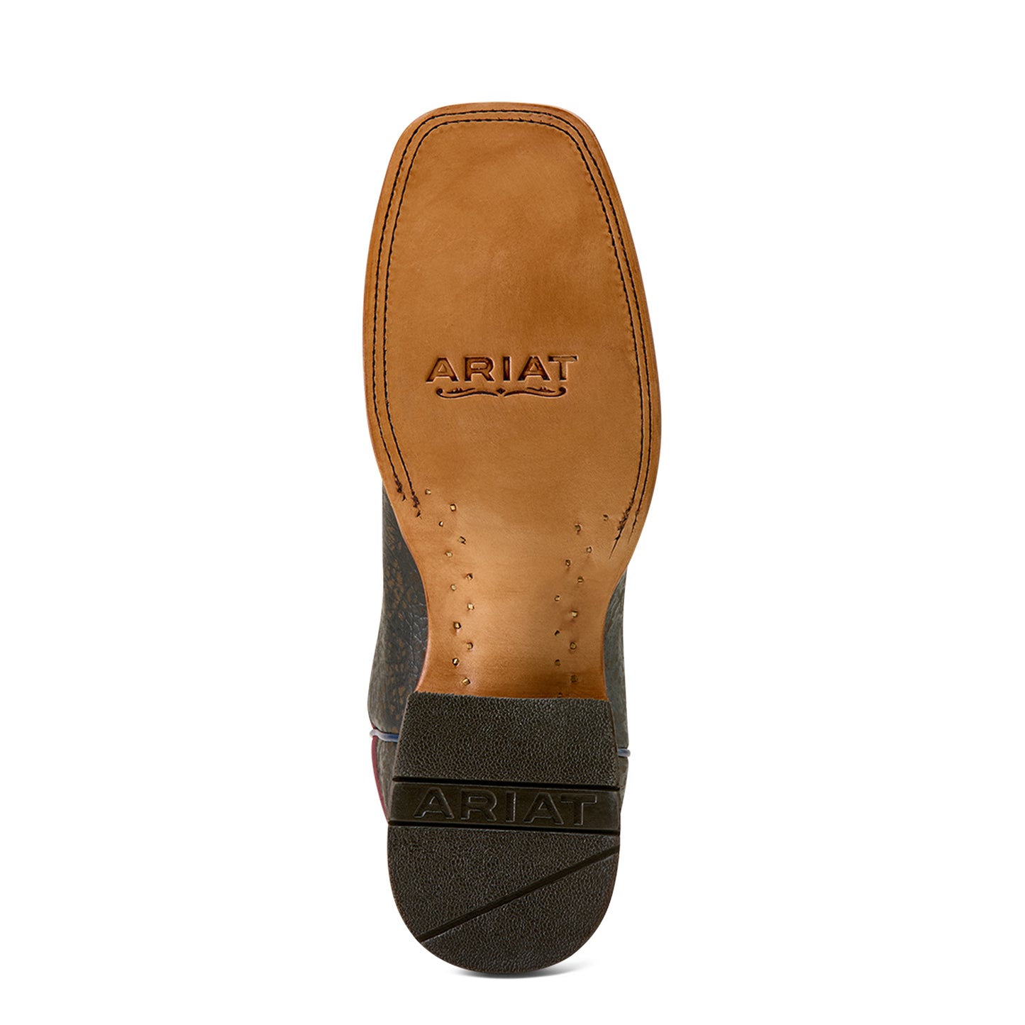 Ariat Men's County Roads Toffee Wide Square Toe Western Boot 10074251