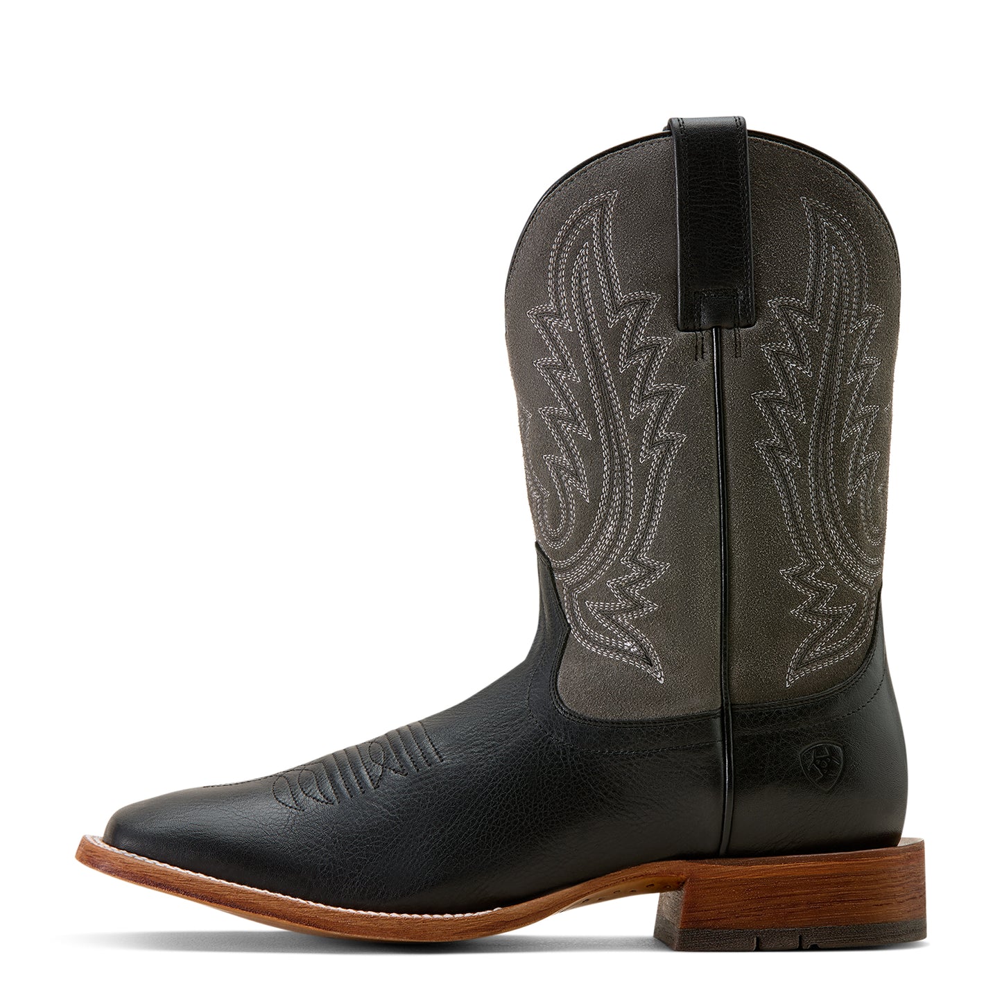 Ariat Men's County Roads Nightshade Black Wide Square Toe Western Boot 10074252