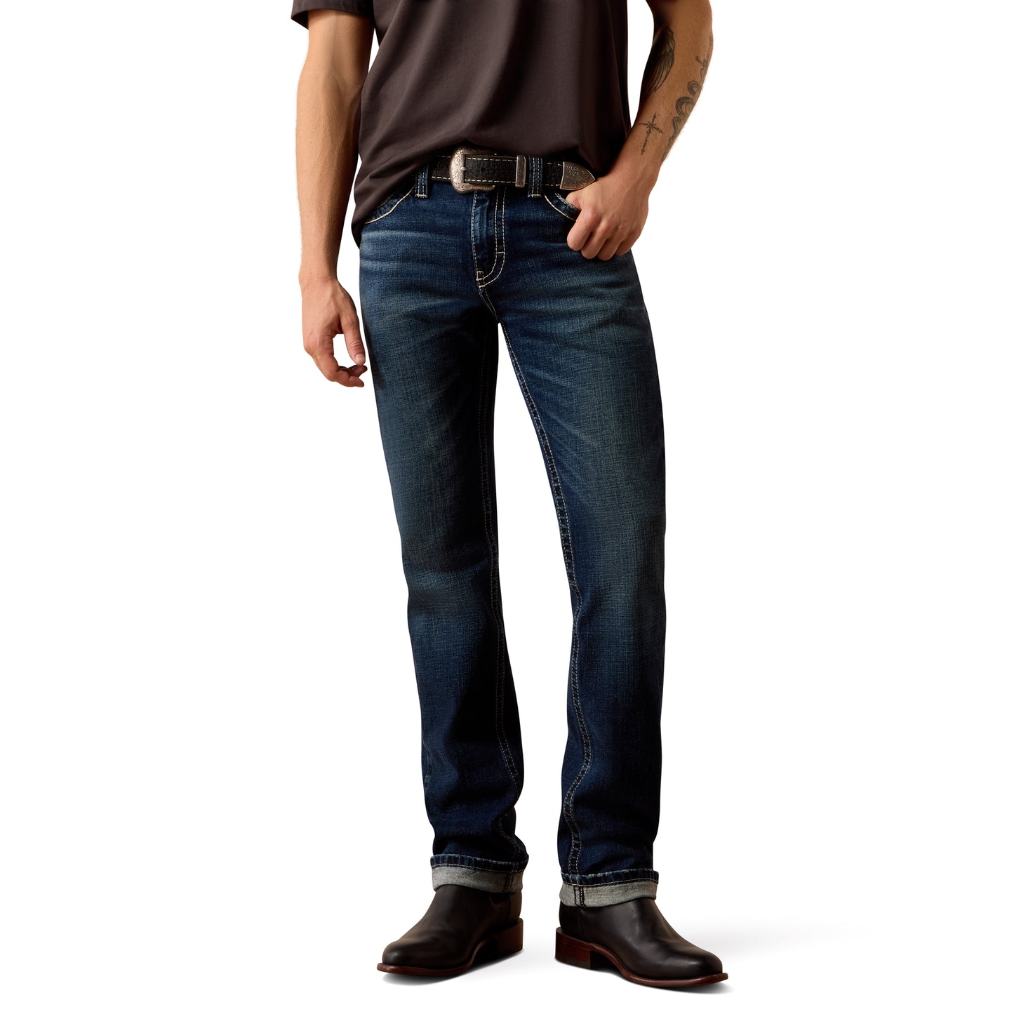 Ariat Men's M8 Modern Carlington Hillcrest Slim Straight Leg Denim Jeans 10074791