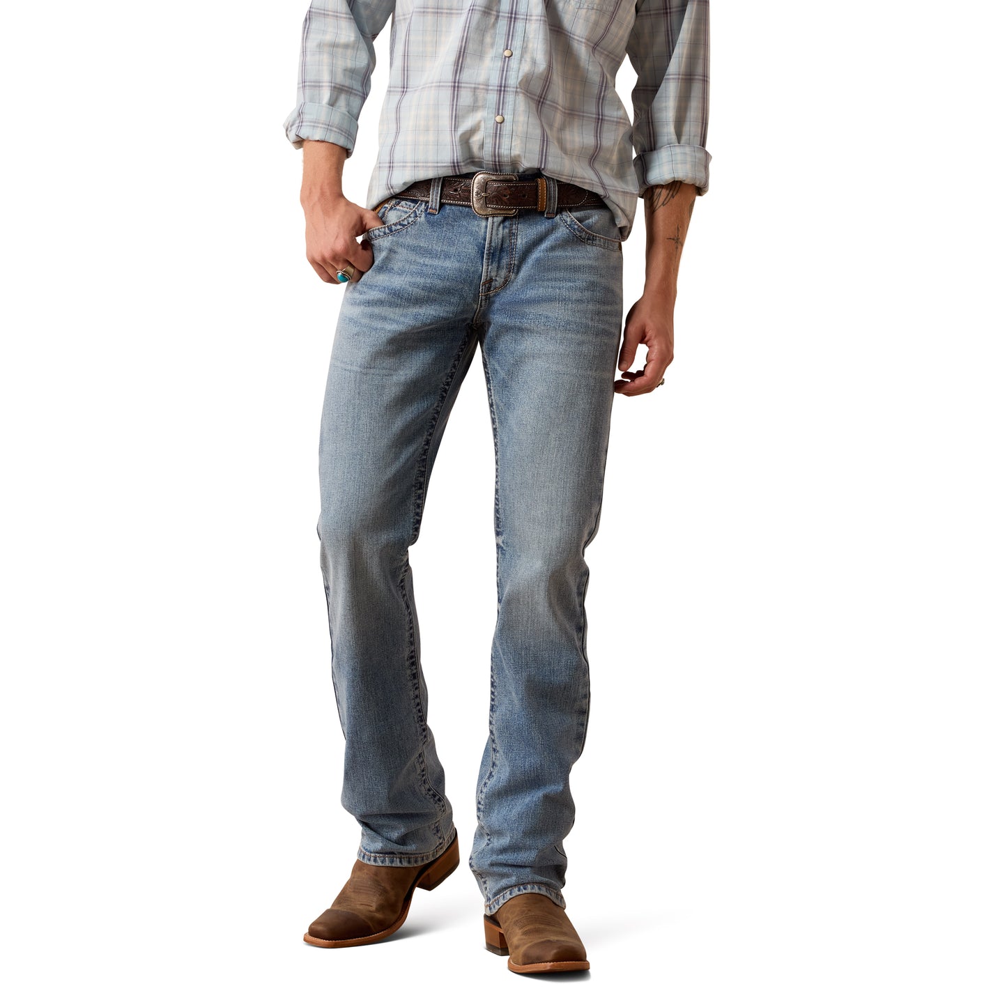 Ariat Men's M7 Slim Bolt Emmett Straight Leg Denim Jeans 10074793