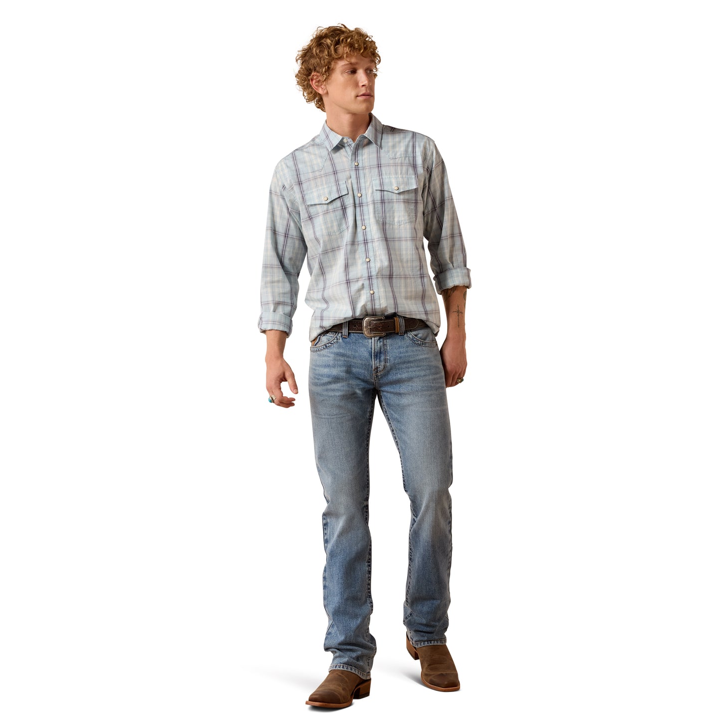 Ariat Men's M7 Slim Bolt Emmett Straight Leg Denim Jeans 10074793