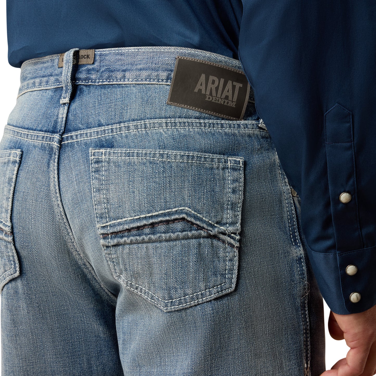 Ariat Men's M2 Traditional Relaxed Chet Kash Medium Wash Boot Cut Jeans 10074867