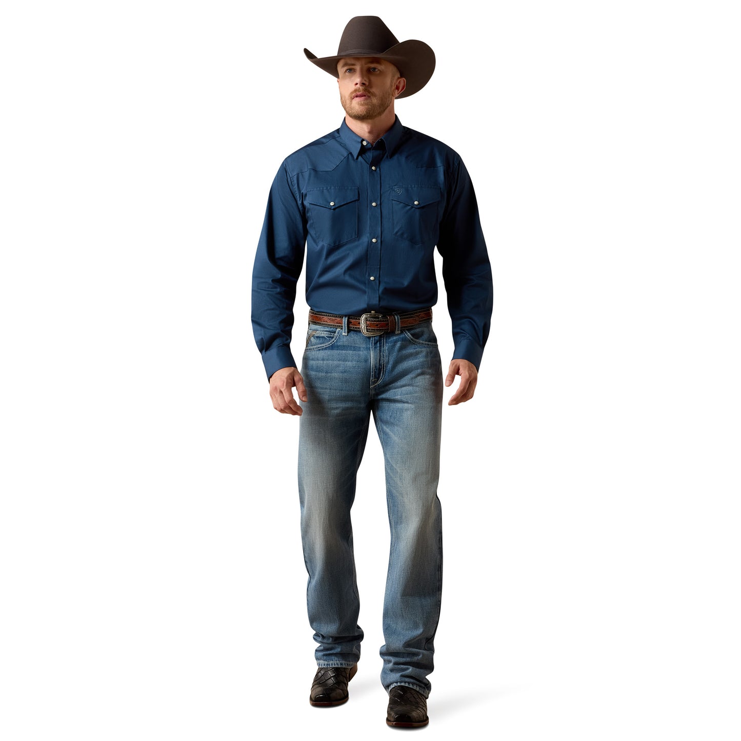 Ariat Men's M2 Traditional Relaxed Chet Kash Medium Wash Boot Cut Jeans 10074867