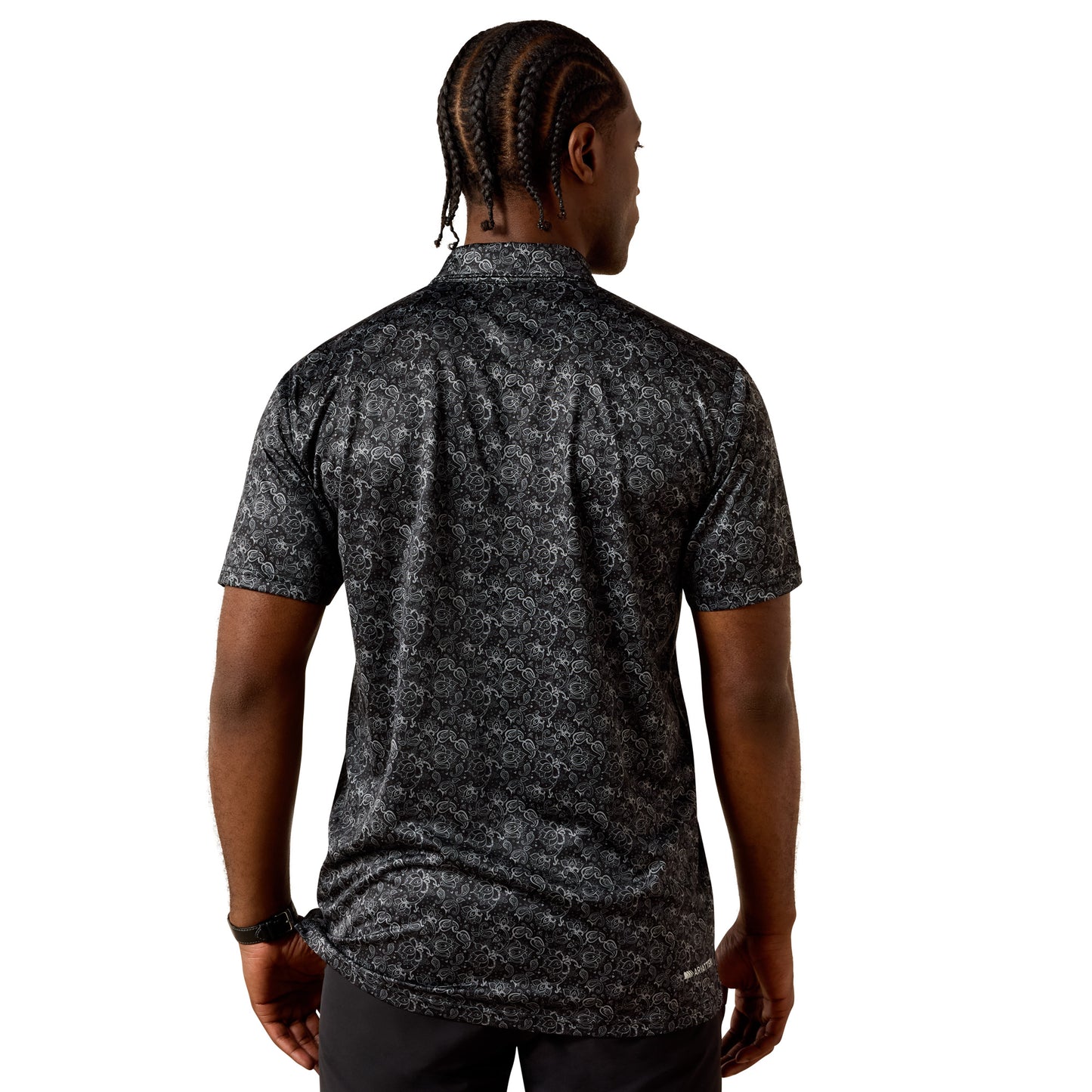 Ariat Men's White Multi Geo Print Polo 10076068
