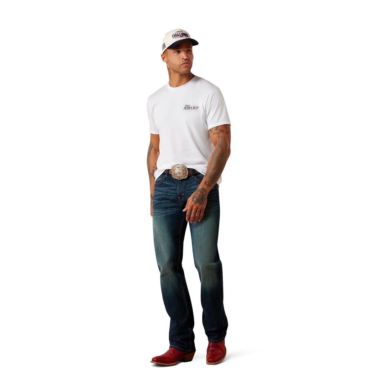 Ariat Men's Freedom Flow White T-Shirt 10080253