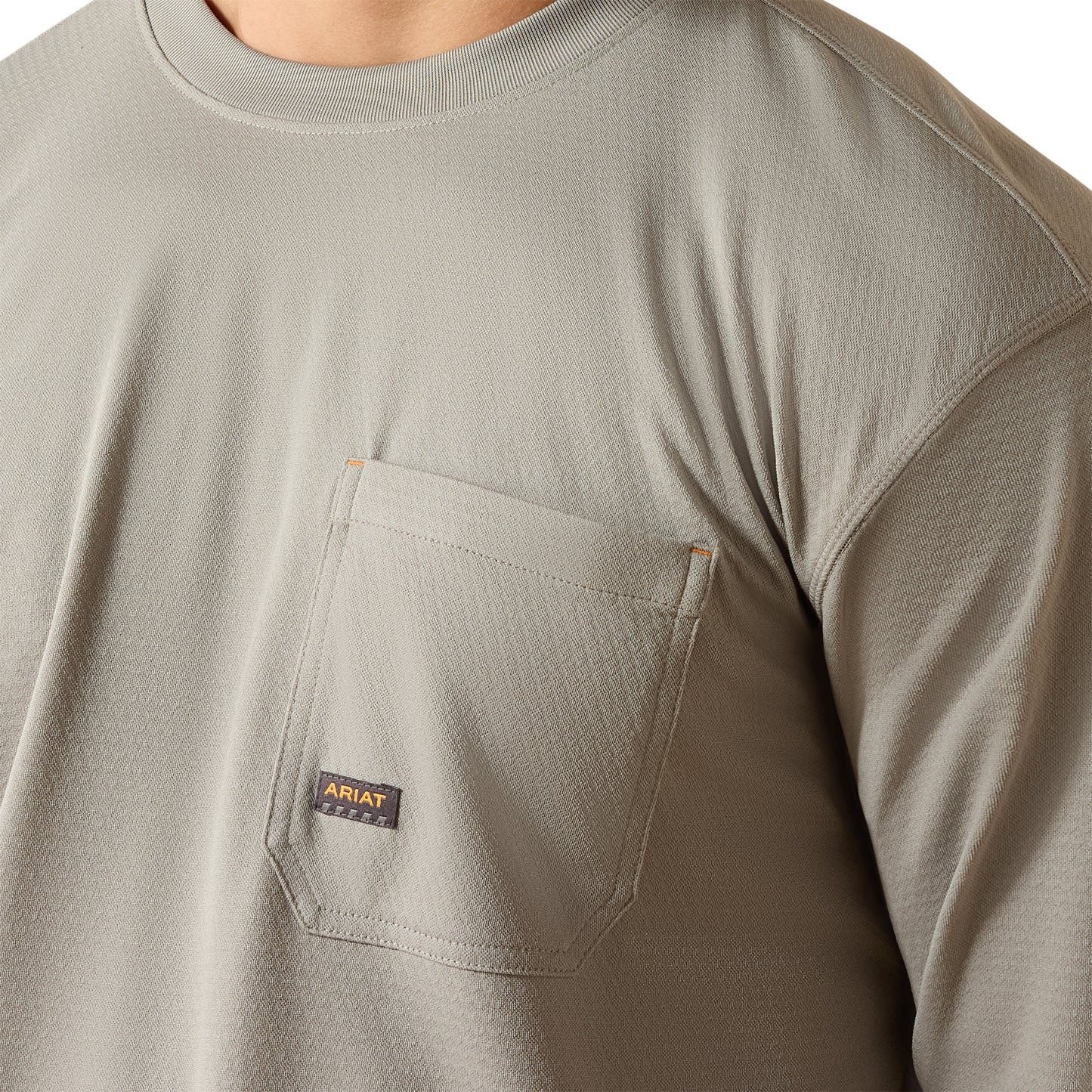 Ariat Men's Rebar Heat Fighter Wild Dove Staple T-Shirt 10071218