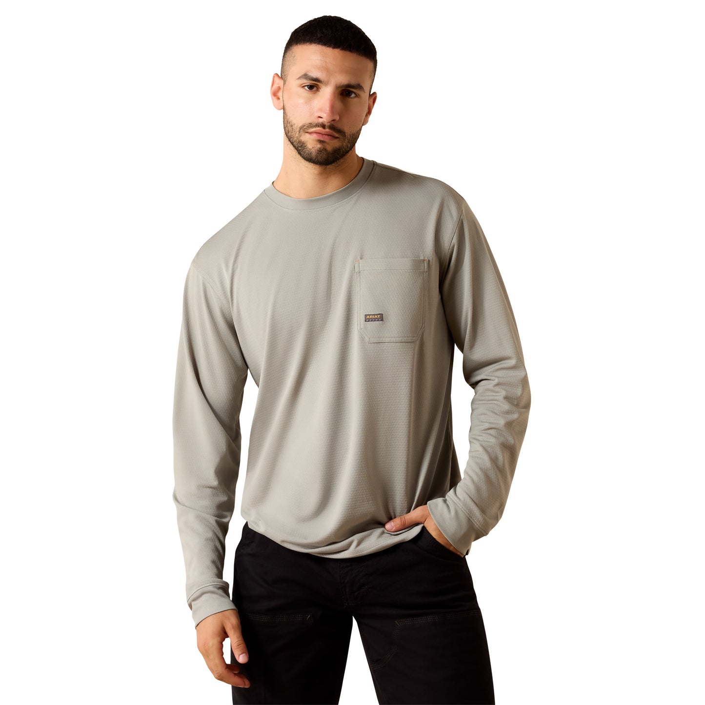 Ariat Men's Rebar Heat Fighter Wild Dove Staple T-Shirt 10071218