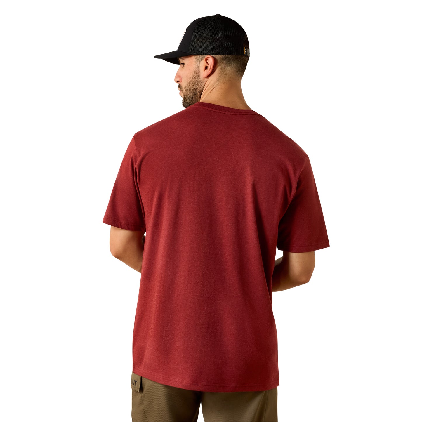 Ariat Men's Rebar Cotton Strong Brandy Snifter Pocket T-Shirt 10071289