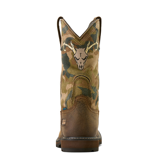 Ariat Men's Groundbreaker Graphic Waterproof Camo Work Boot 10074211