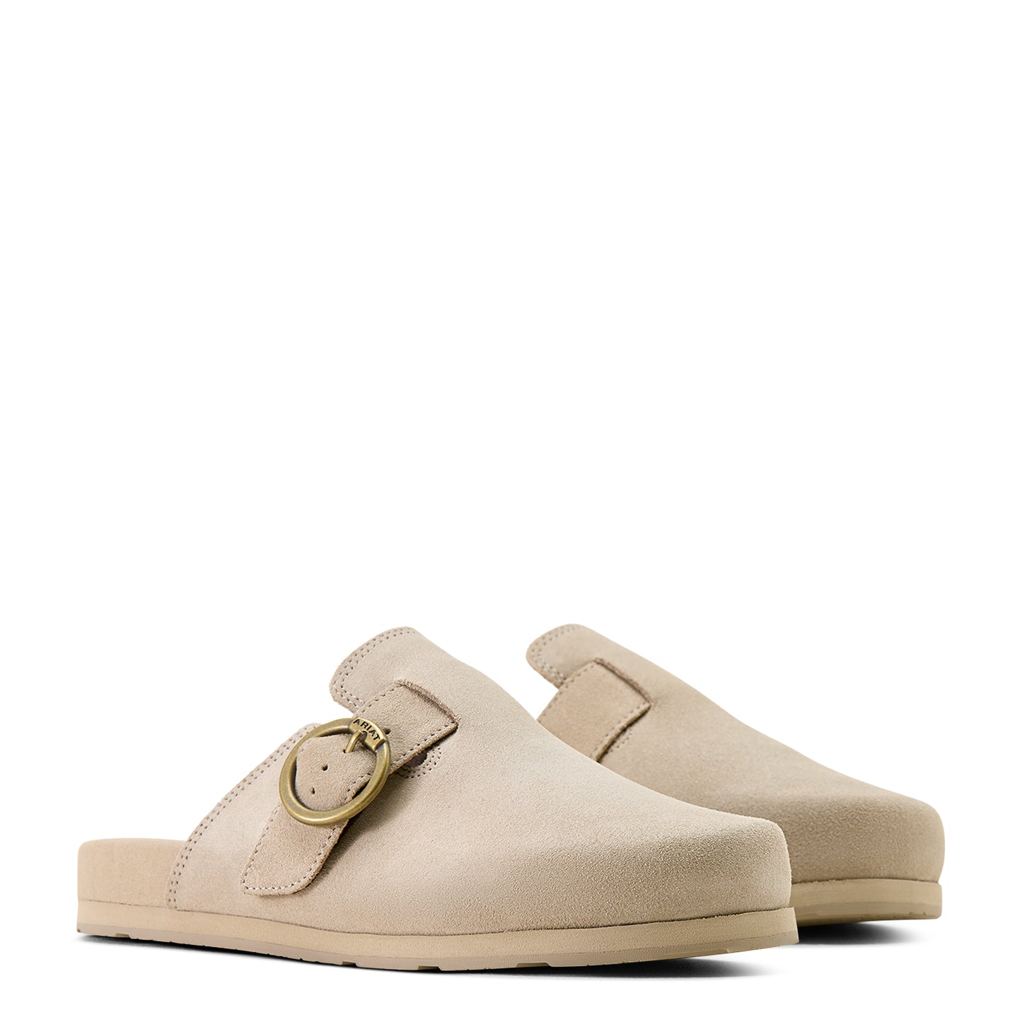 Ariat Ladies Clay Suede Country Mule Slip On Shoe 10074267