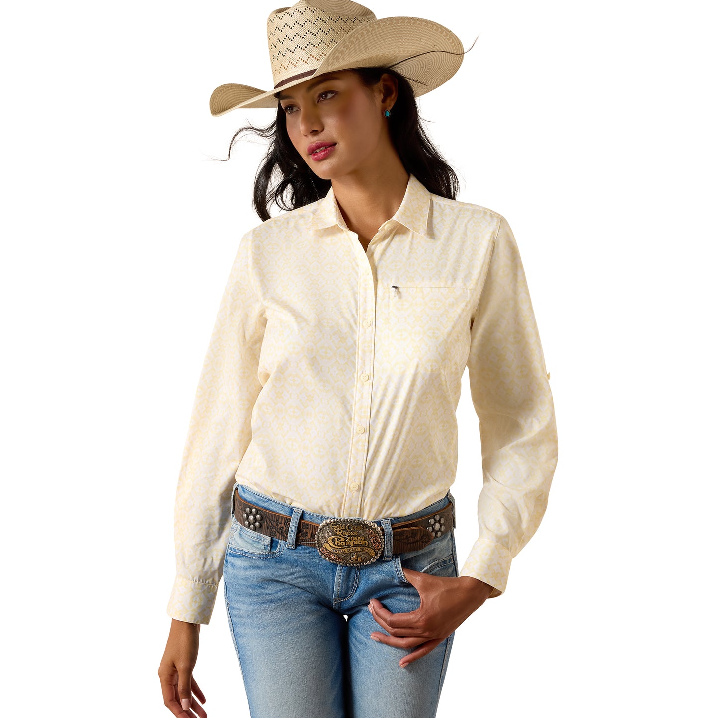 Ariat Ladies VentTEK Pear Sorbet Kaleidoscope Shirt 10071143