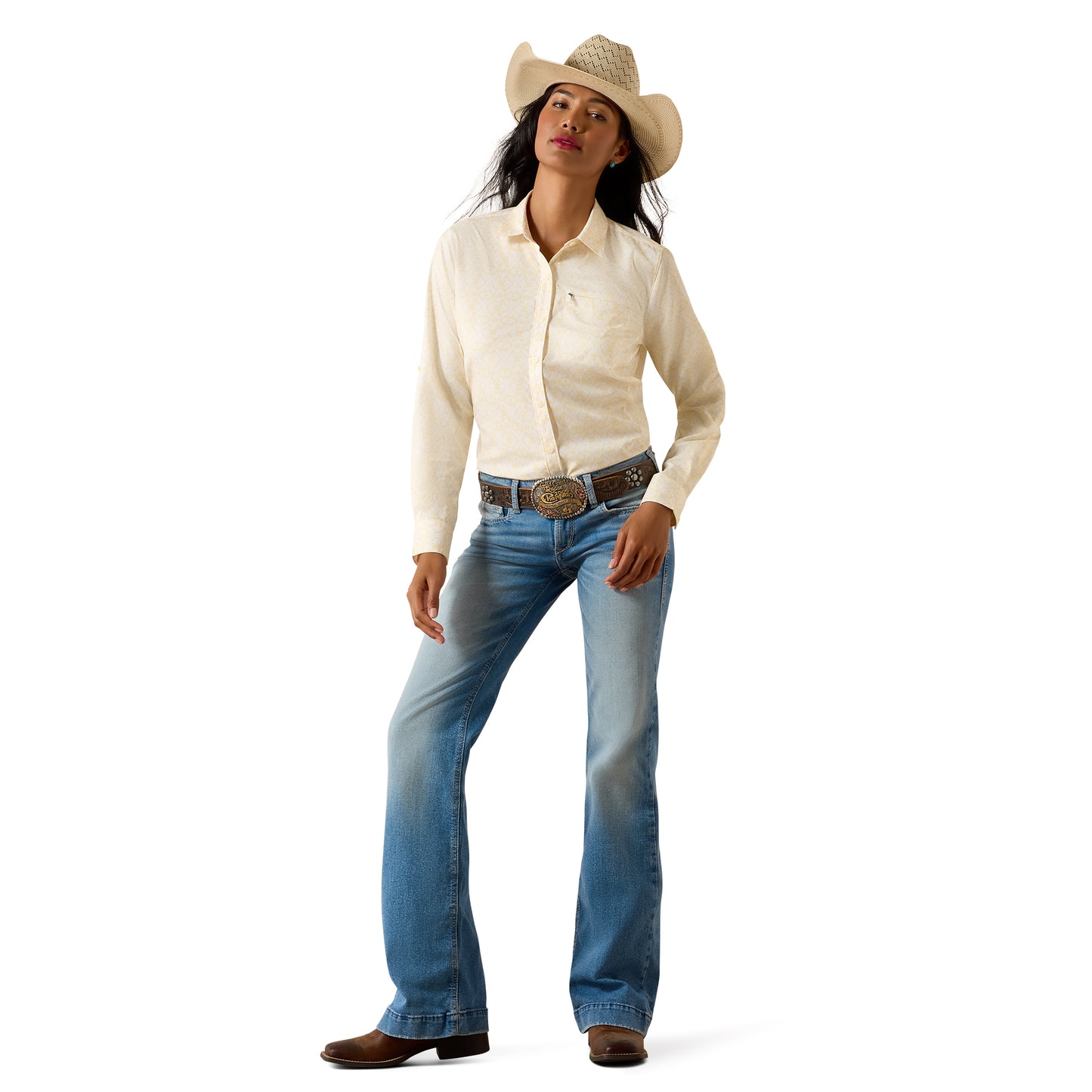 Ariat Ladies VentTEK Pear Sorbet Kaleidoscope Shirt 10071143