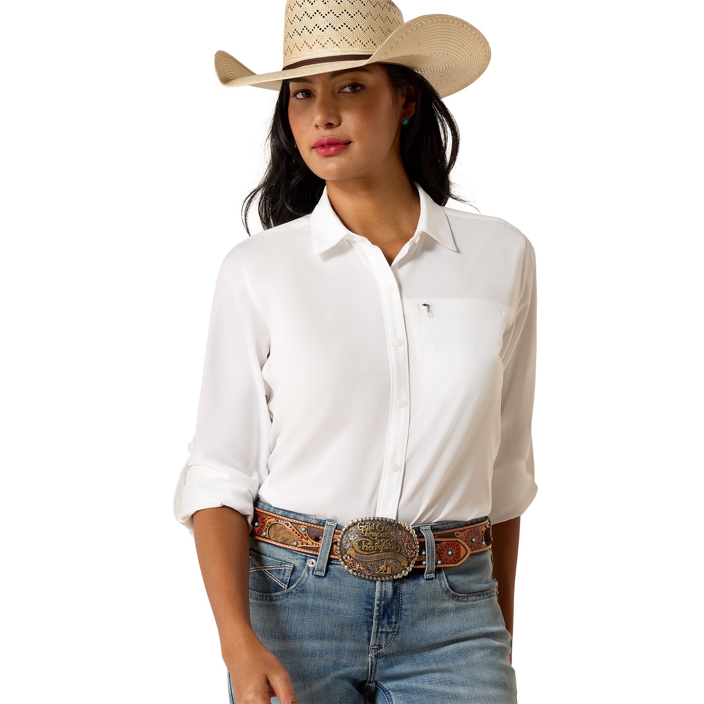 Ariat Ladies VentTEK White Button Up Shirt 10071144