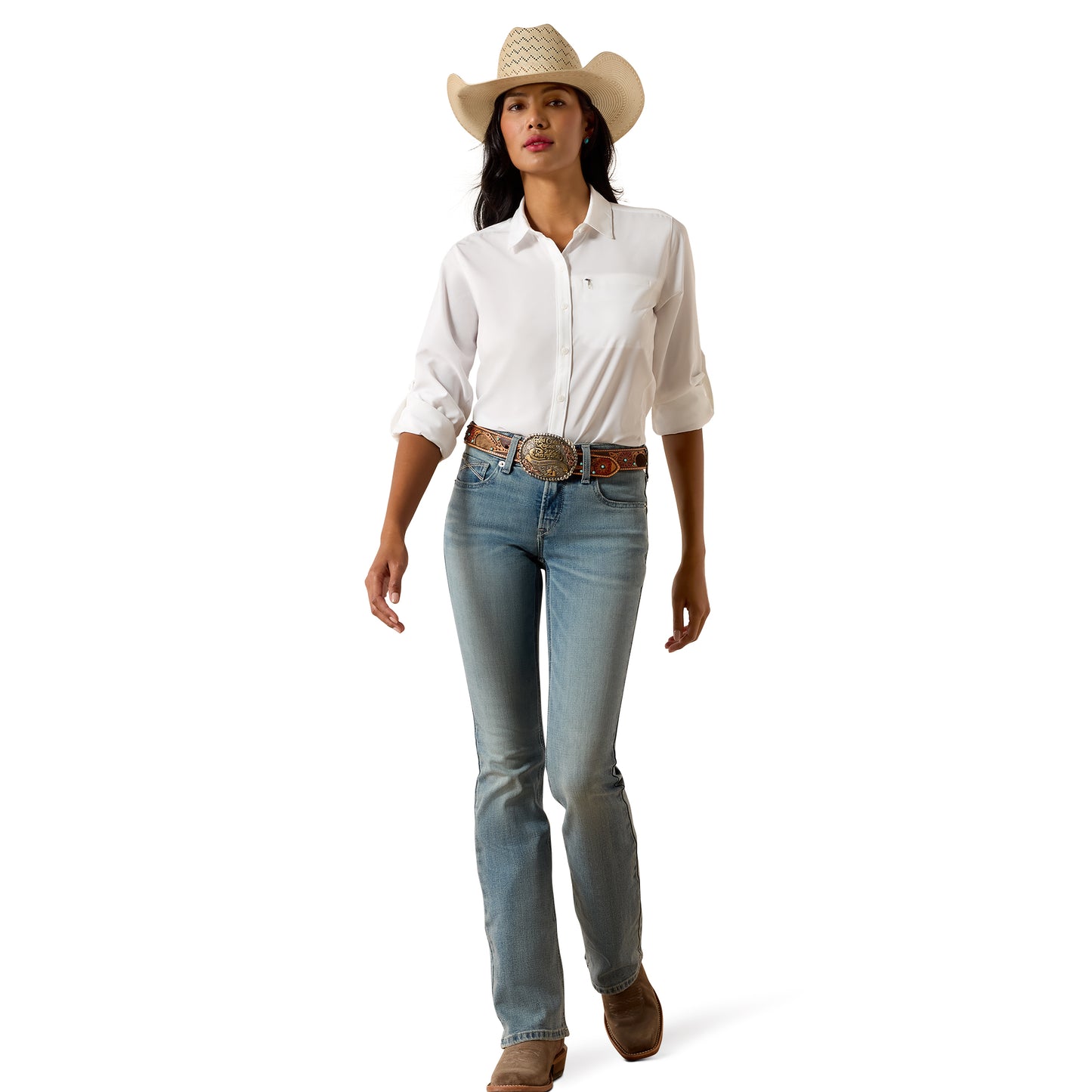 Ariat Ladies VentTEK White Button Up Shirt 10071144