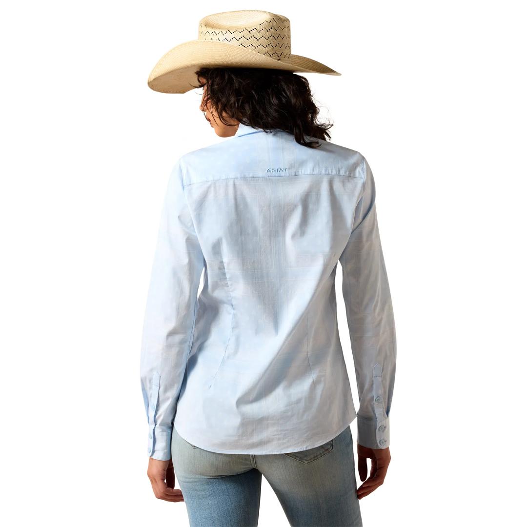 Ariat Ladies Kirby Nantucket Breeze Bandana Stretch Shirt 10071415 back
