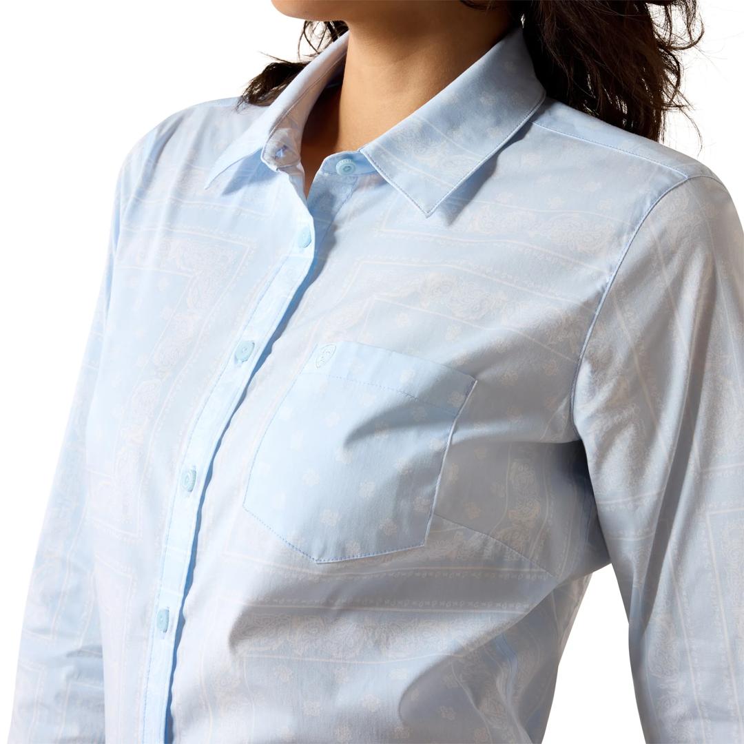 Ariat Ladies Kirby Nantucket Breeze Bandana Stretch Shirt 10071415 detail02