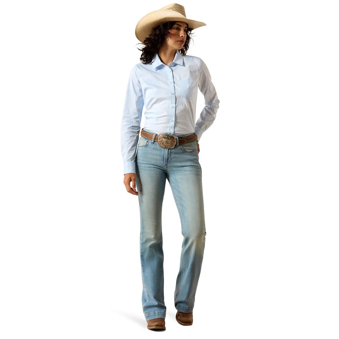 Ariat Ladies Kirby Nantucket Breeze Bandana Stretch Shirt 10071415 full