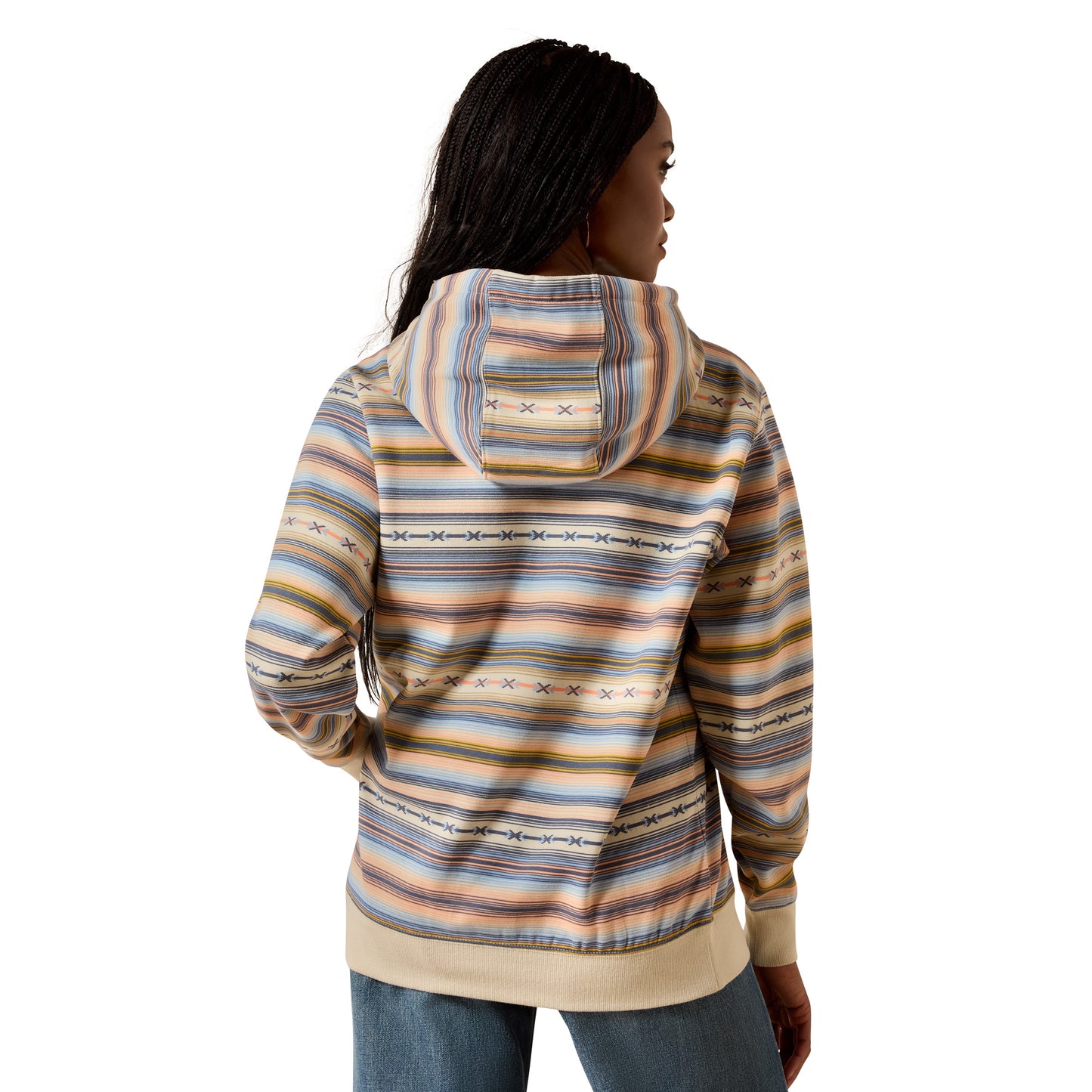 Ariat Ladies Logo 2.0 Multicolor Serape Hoodie 10071433