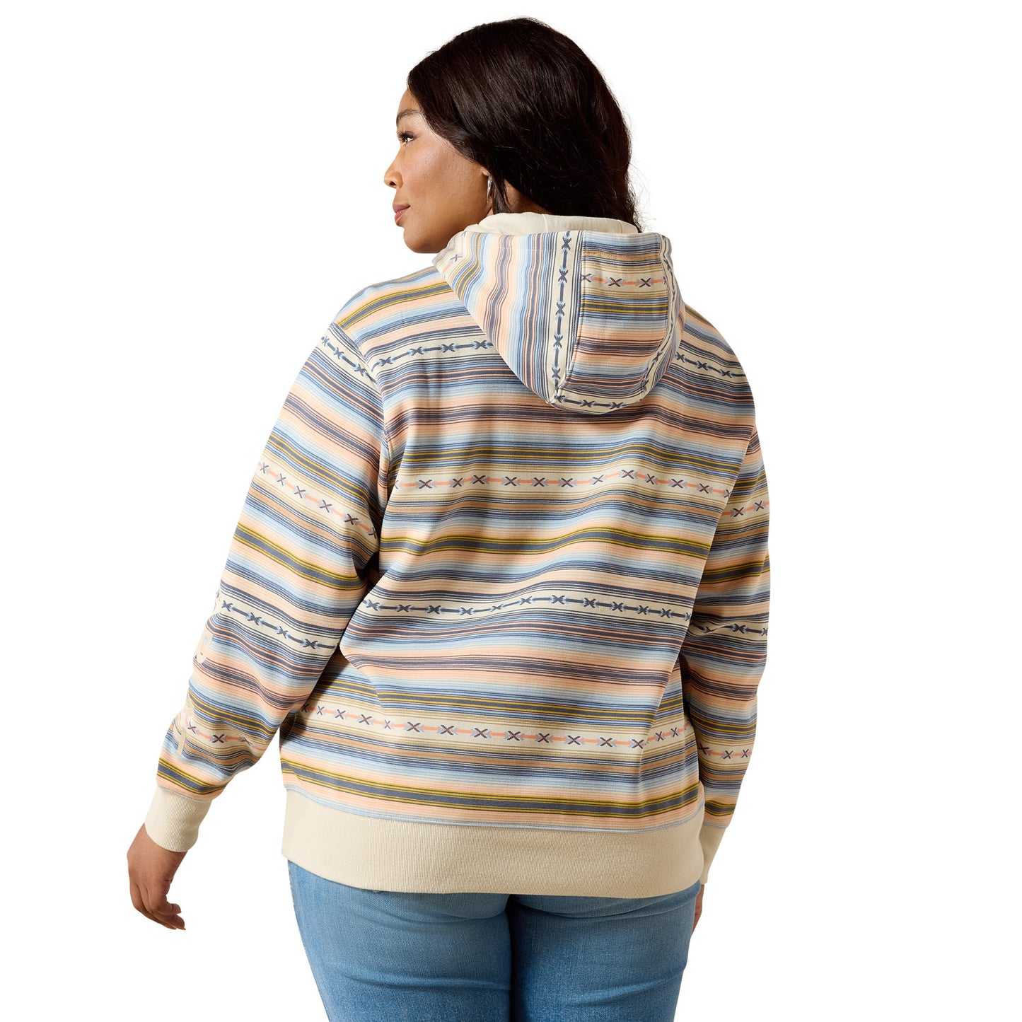 Ariat Ladies Logo 2.0 Multicolor Serape Hoodie 10071433