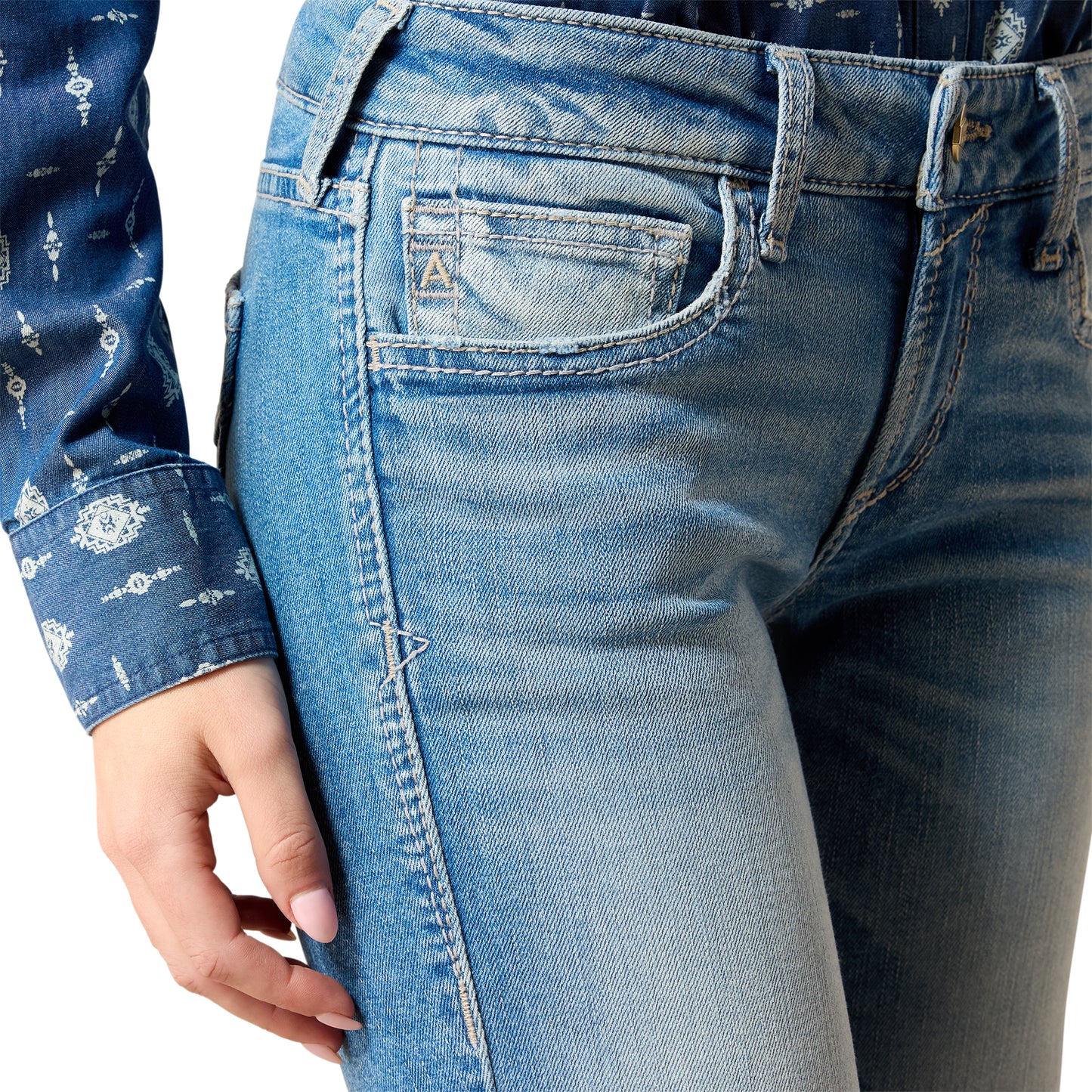 Ariat Ladies Mid Rise Clara Yuba Trouser Bootcut Jeans 10072961