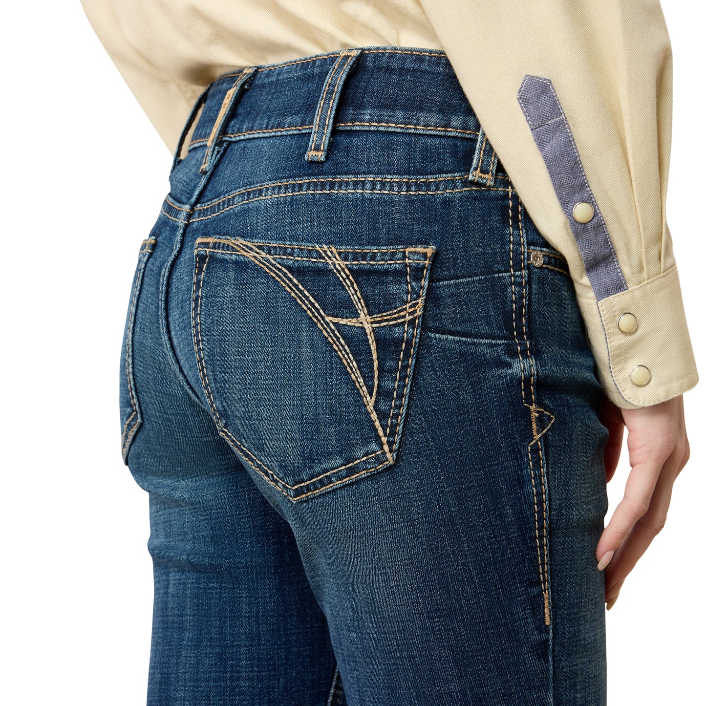 Ariat Ladies Mid Rise Fiona Istanbul Boot Cut Jeans 10072972