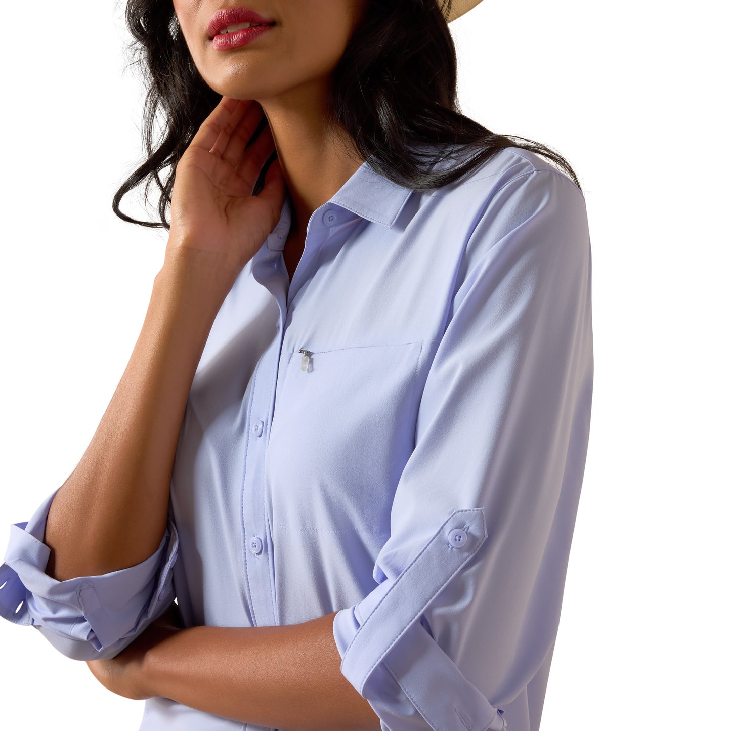Ariat Ladies Baby Lavender VentTEK Button Down Shirt 10073446