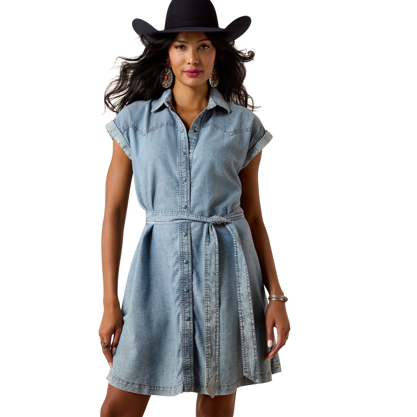 Ariat Ladies Hampton Medium Blue Dress 10073513