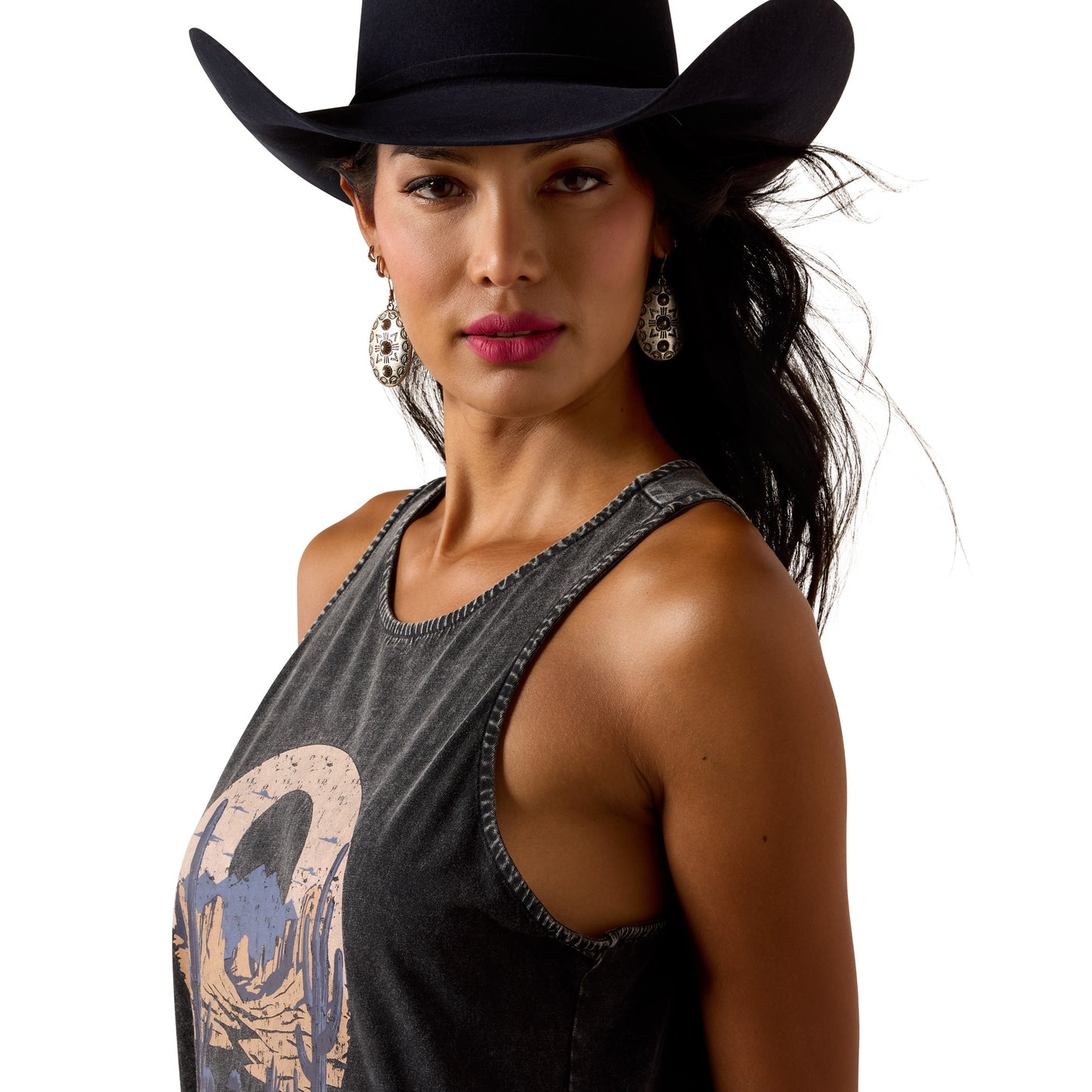 Ariat Ladies Desert Mirage Black Mineral Wash Dress 10073548