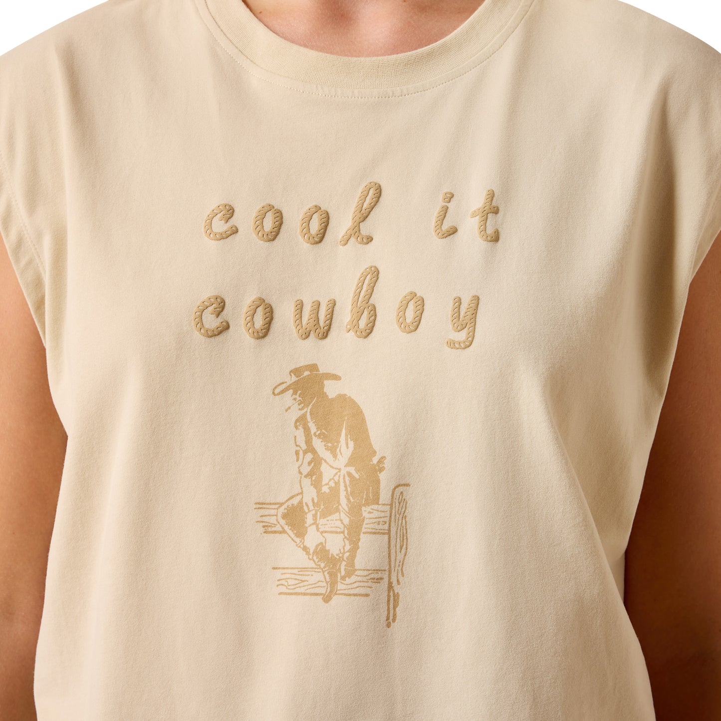 Ariat Ladies Cool It Oyster Grey T-Shirt 10073558