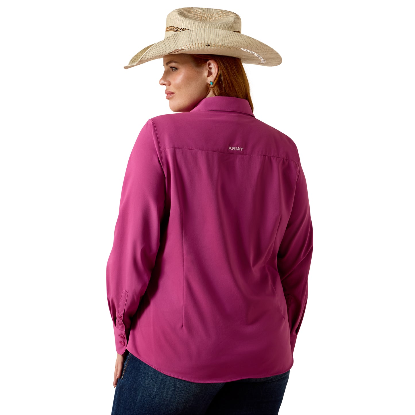 Ariat Ladies Kirby Pro Rose Sorbet Button Down Shirt 10073654
