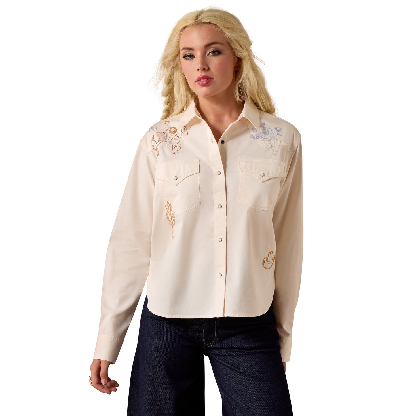 Ariat Ladies Ashville Embroidered Snap Shirt 10073666