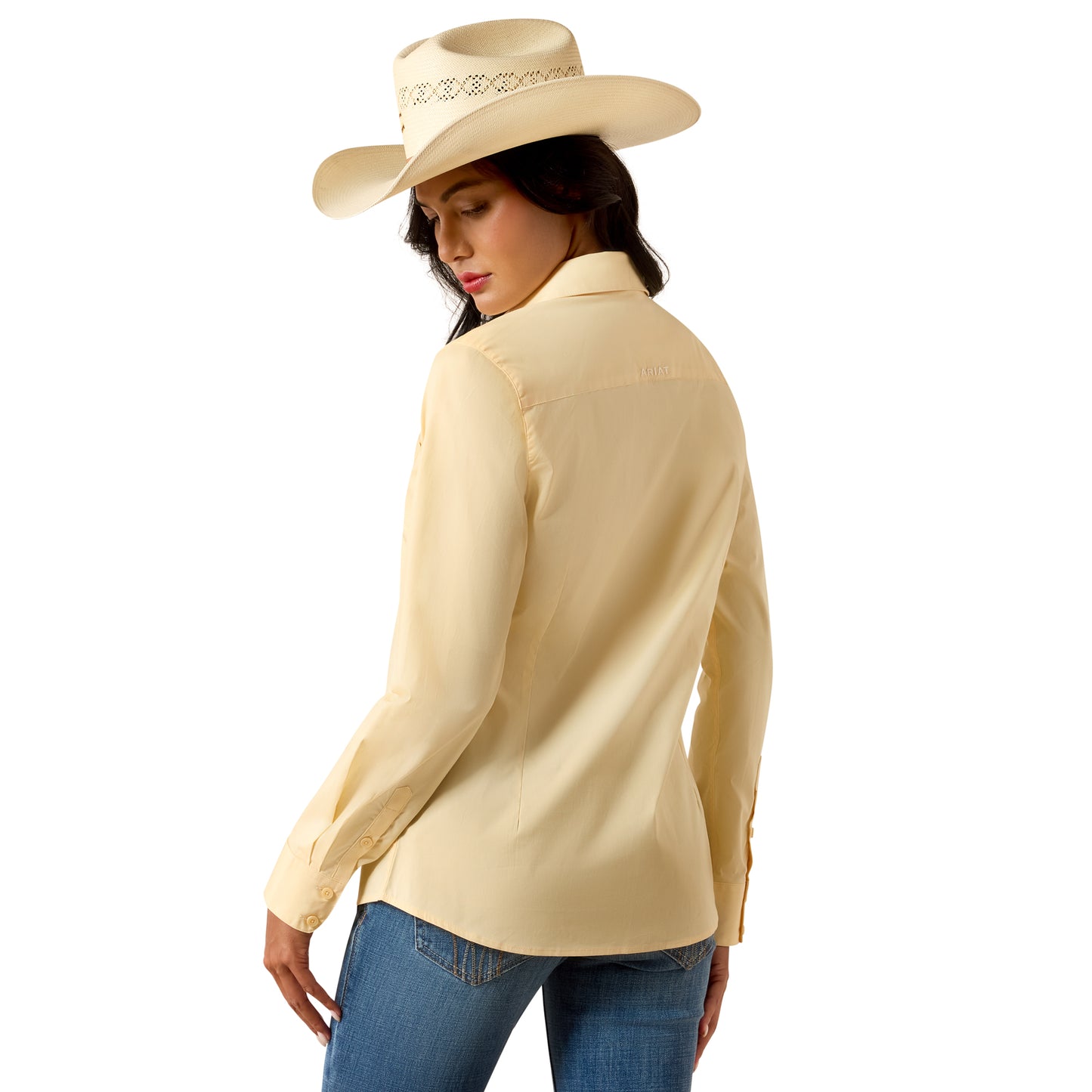 Ariat Ladies Kirby Stretch Cornhusk Button Down Shirt 10073766