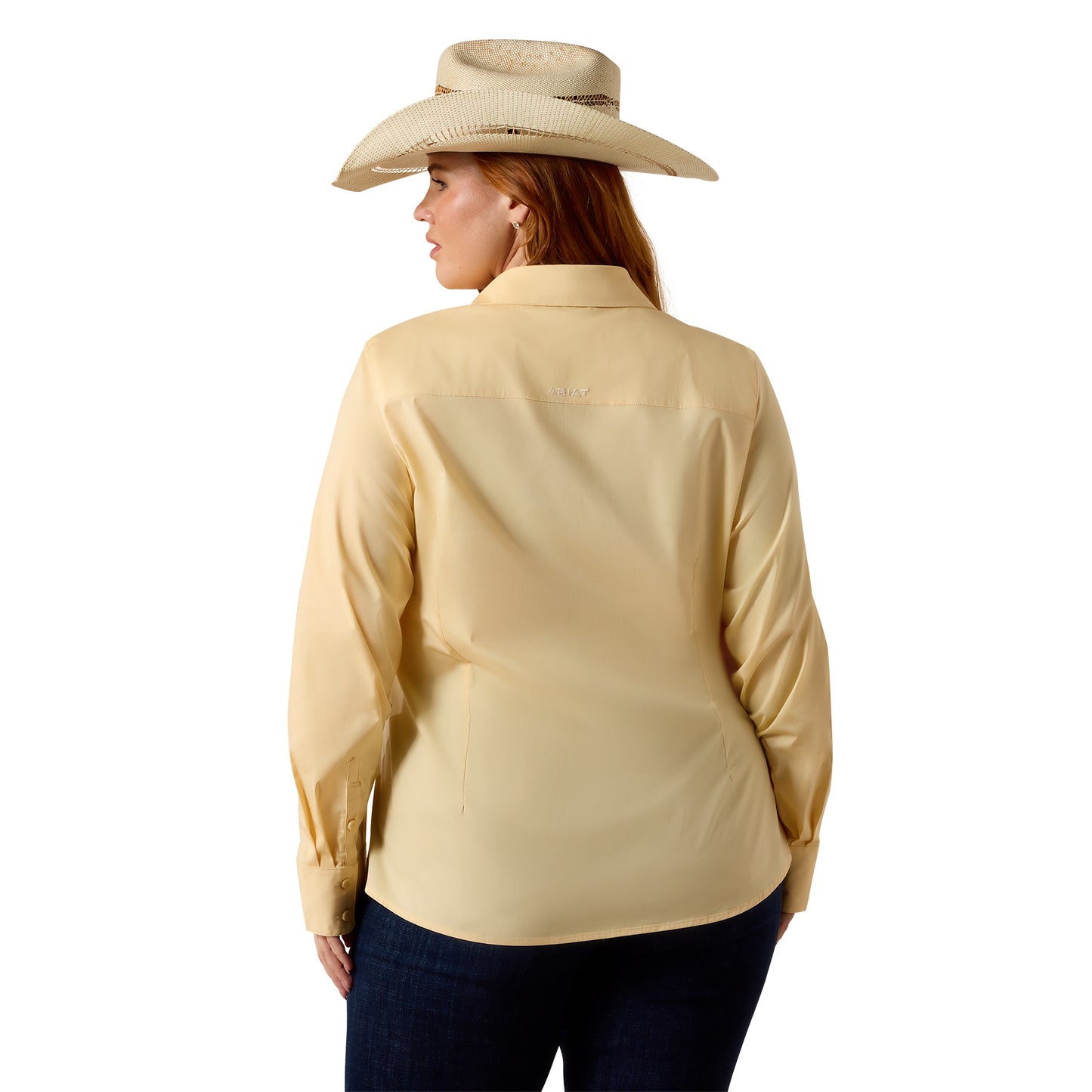 Ariat Ladies Kirby Stretch Cornhusk Button Down Shirt 10073766