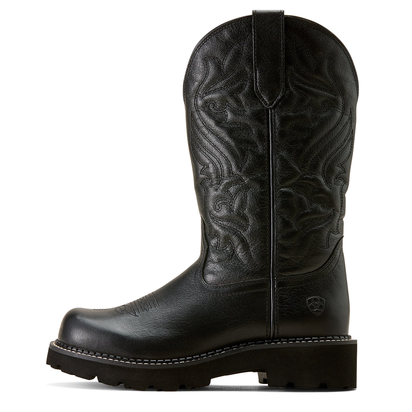 Ariat Ladies Fatbaby Dawn Black Deertan Western Boot 10074300