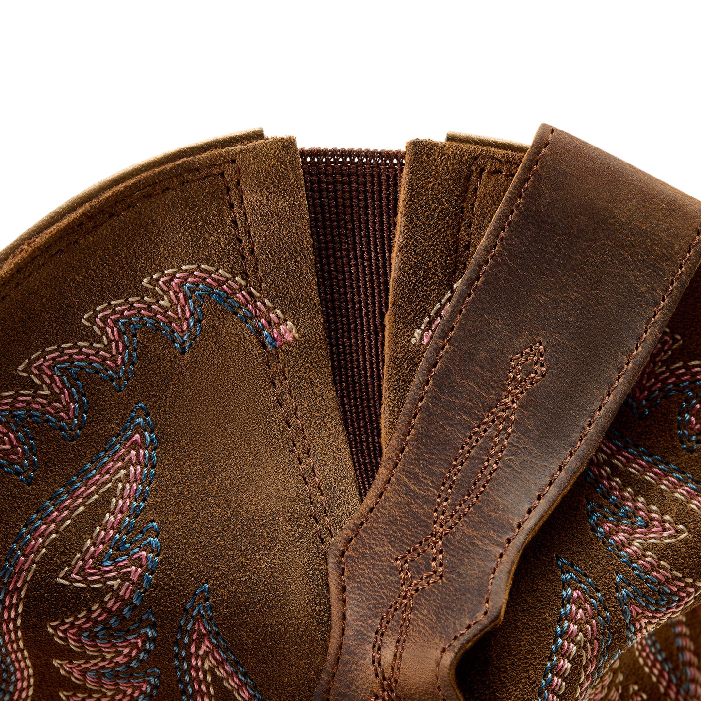 Ariat Ladies Cattle Caite Stretchfit Distressed Brown Western Boot 10074329
