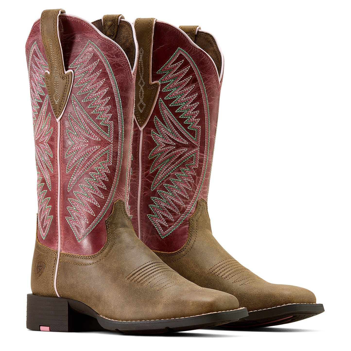 Ariat Ladies Round Up Ruidoso Brown Bomber Western Boot 10074331