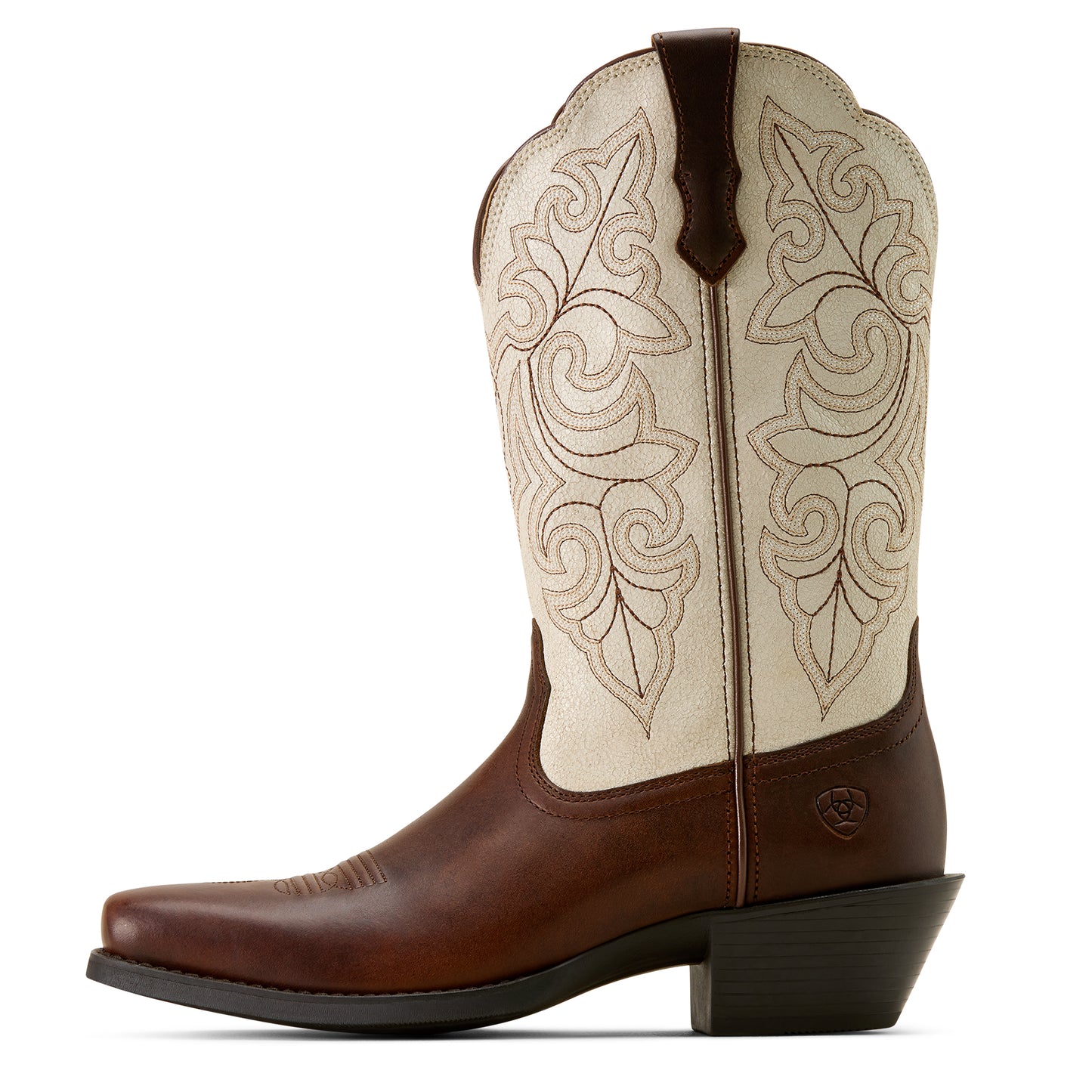 Ariat Ladies Round Up Vintage Caramel Square Toe Western Boot 10074370