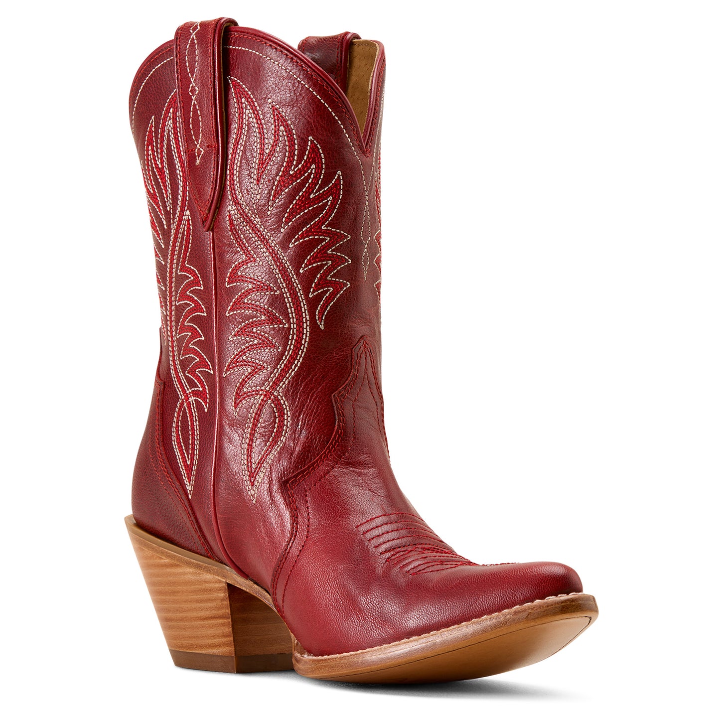 Ariat Ladies Julietta Red Alert J Toe Western Boot 10074387