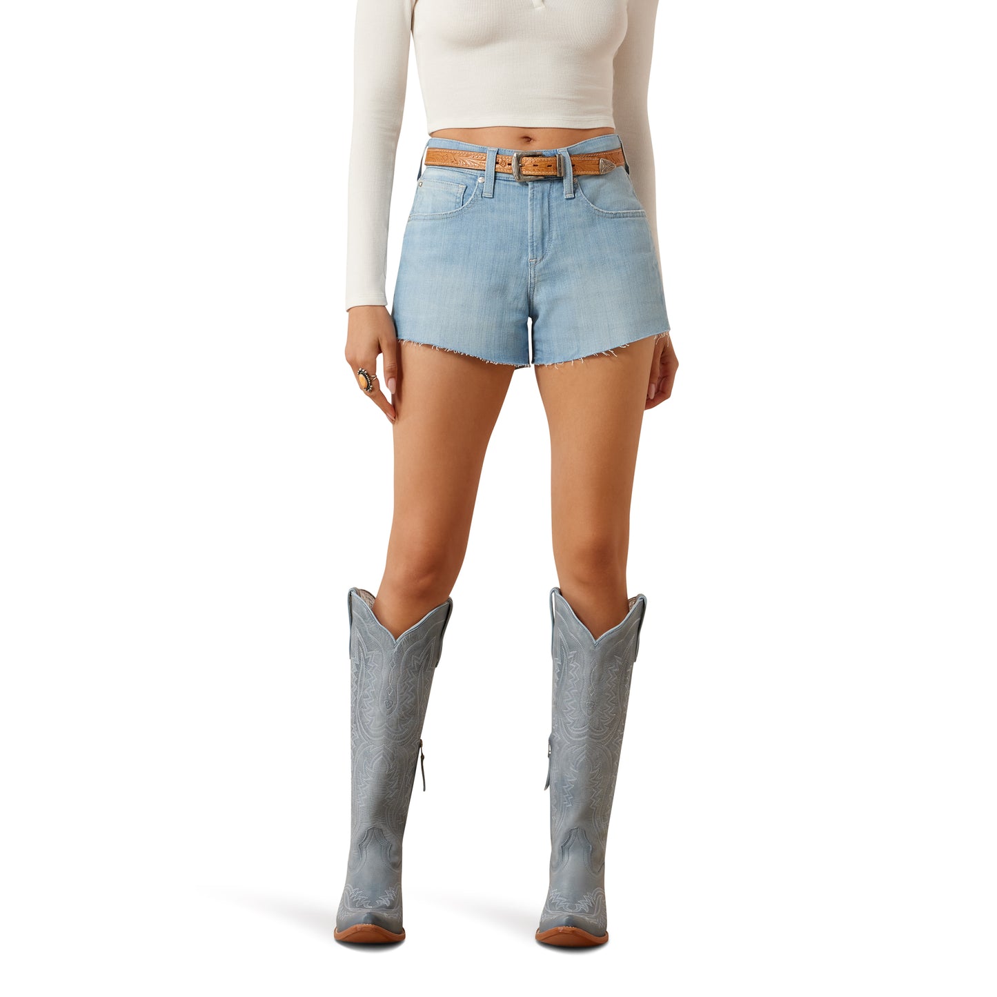 Ariat Ladies Perfect Rise Calamity 3" Claremont Denim Shorts 10074785
