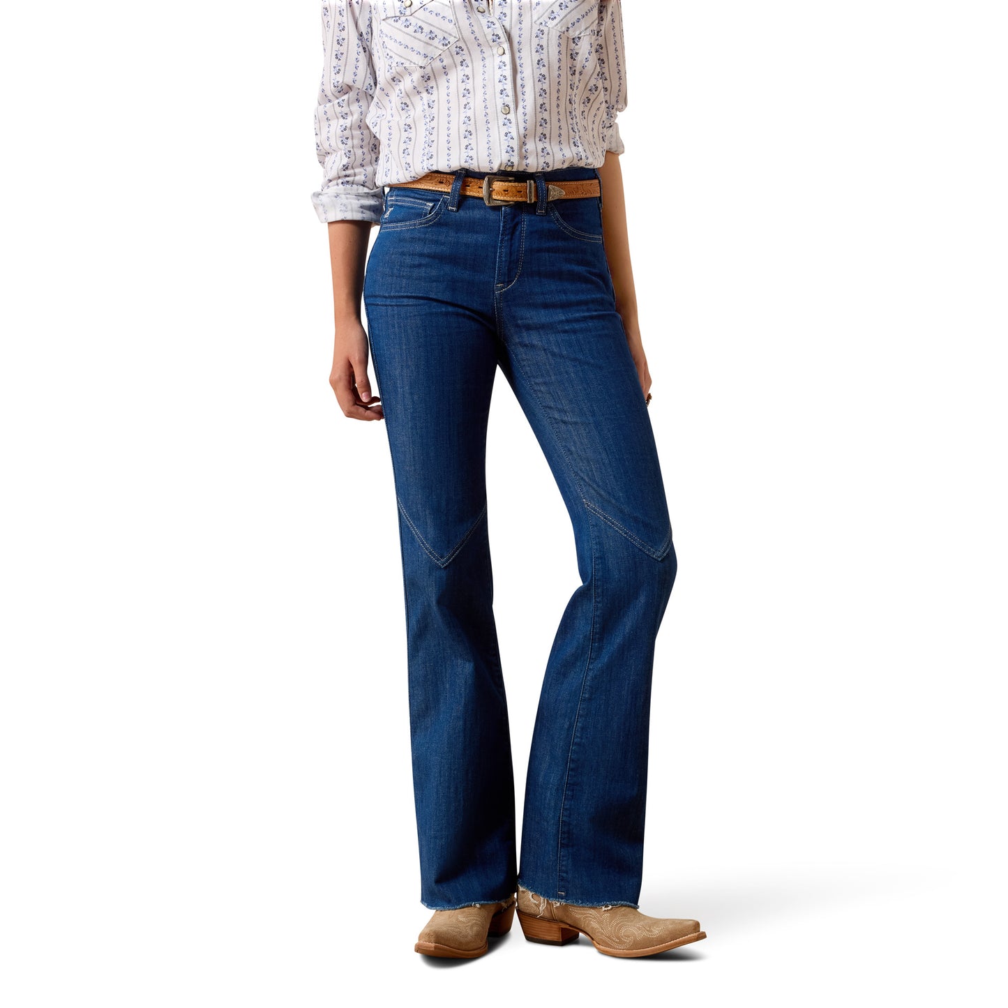 Ariat Ladies High Rise Daisy Rinse Slim Trouser Jeans 10074786