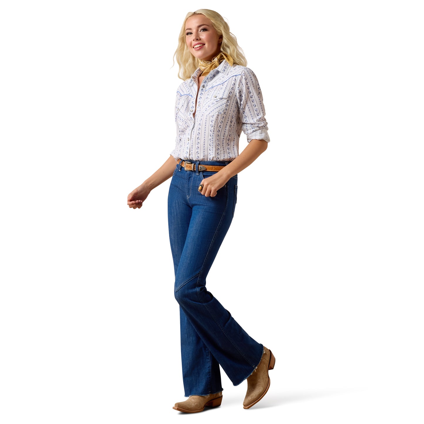 Ariat Ladies High Rise Daisy Rinse Slim Trouser Jeans 10074786
