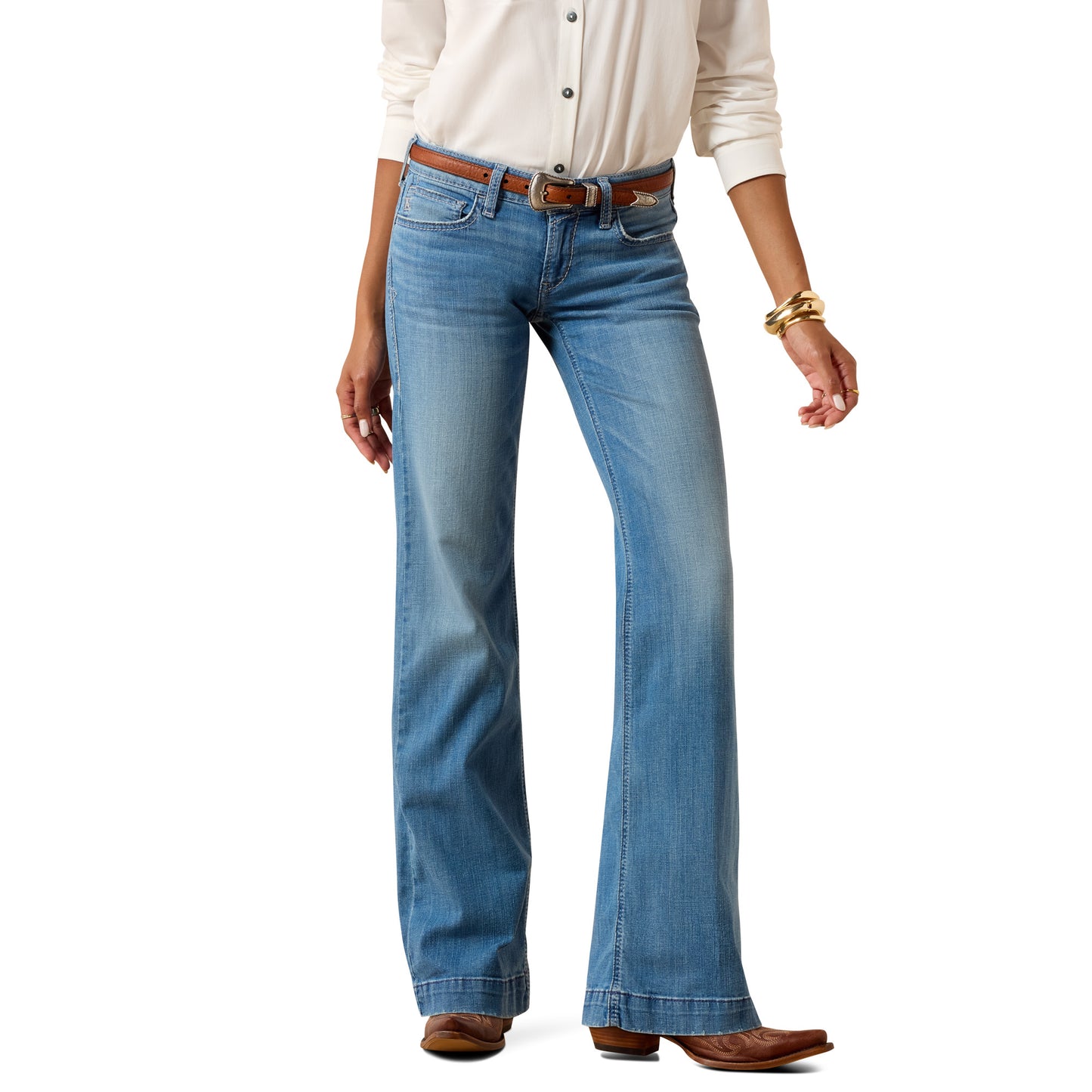 Ariat Ladies Mid Rise Sherry Glendale Wash Trouser Jeans 10074831