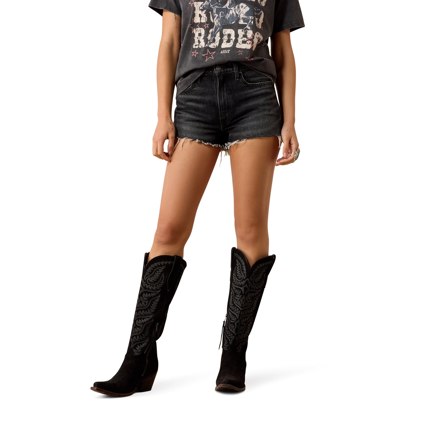 Ariat Ladies Ultra High Rise Calamity Tomboy Pittsburg 3" Shorts 10076113