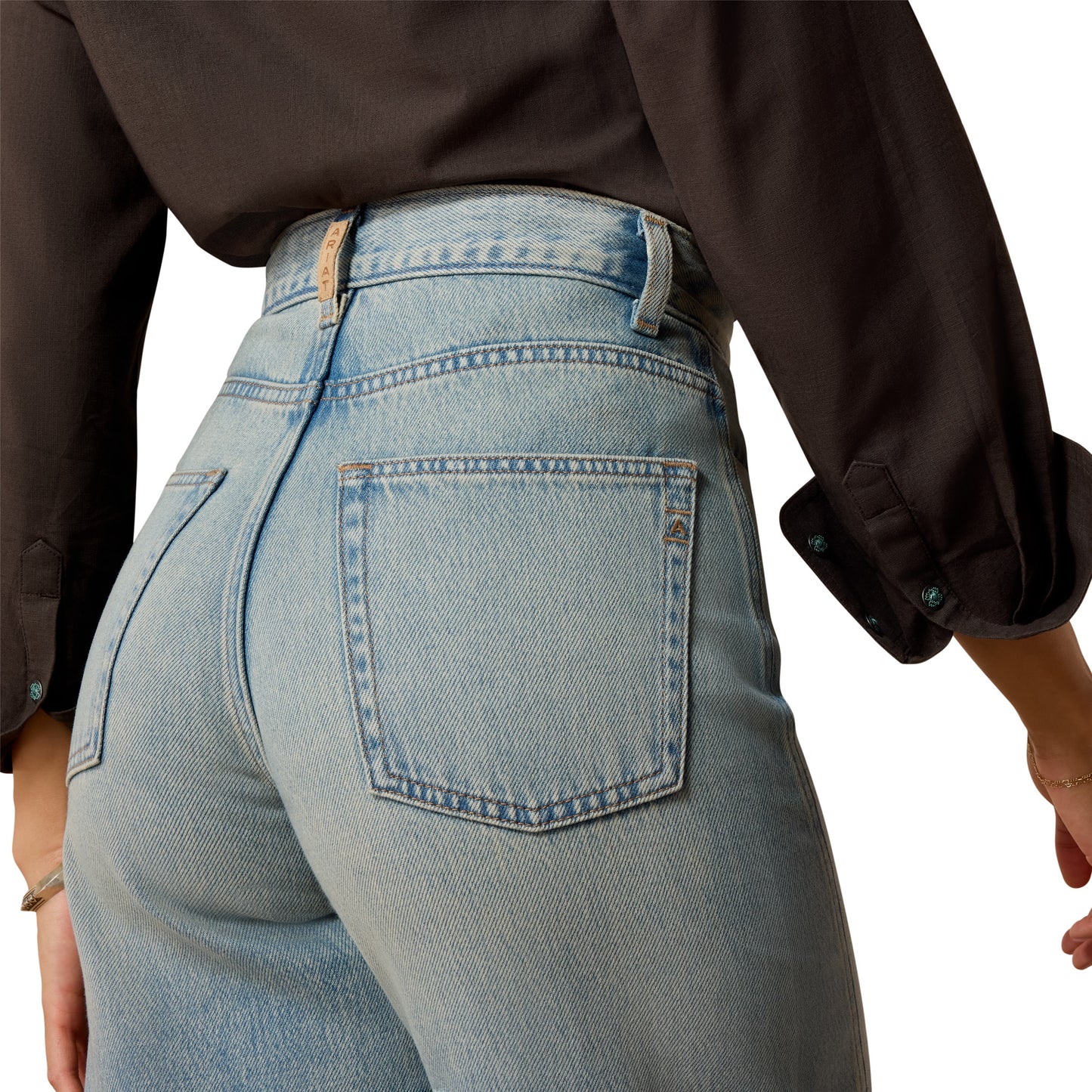 Ariat Ladies Ultra High Rise Jazmine Merrimack Wash Barrel Jeans 10076114