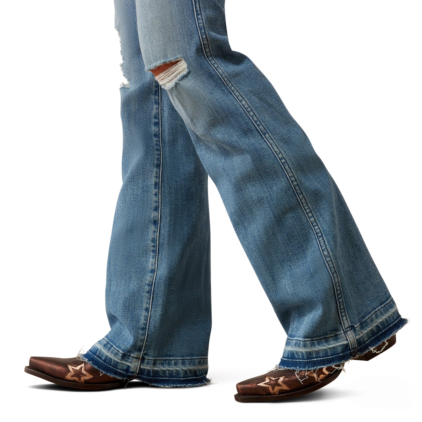 Ariat Ladies Perfect Rise Americana Jacksonville Wash Slim Trouser Jeans 10079187