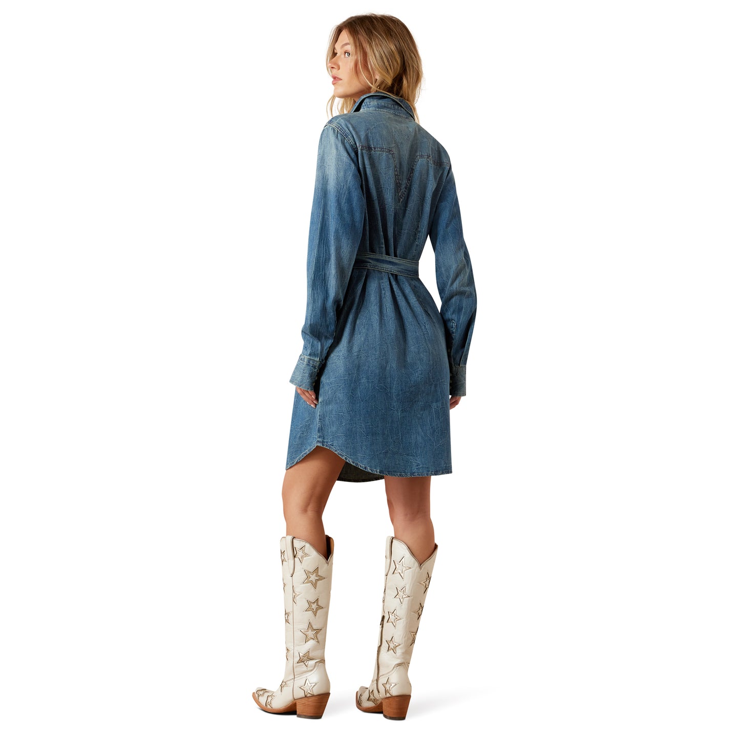 Ariat Ladies Americana Clovis Wash Denim Dress 10079209