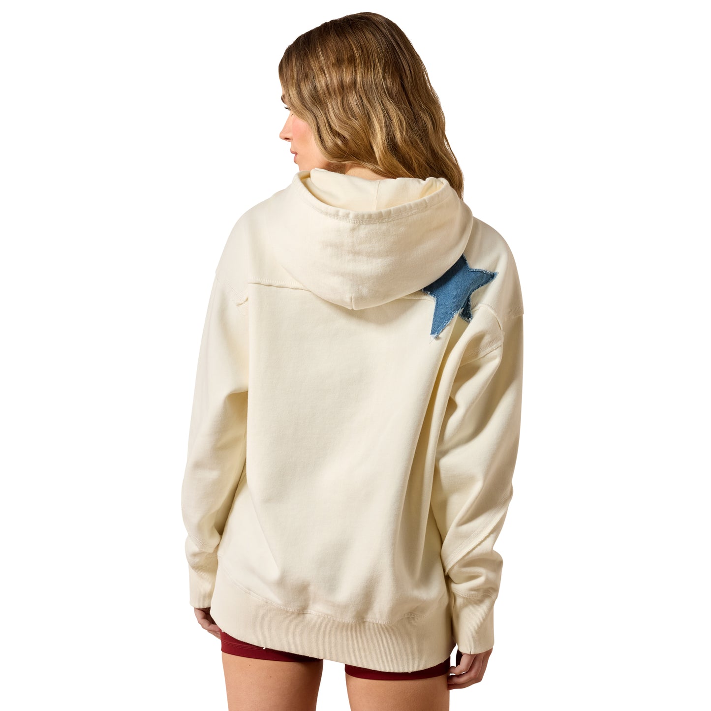 Ariat Ladies Americana Antique White Fleece Hoodie 10079553